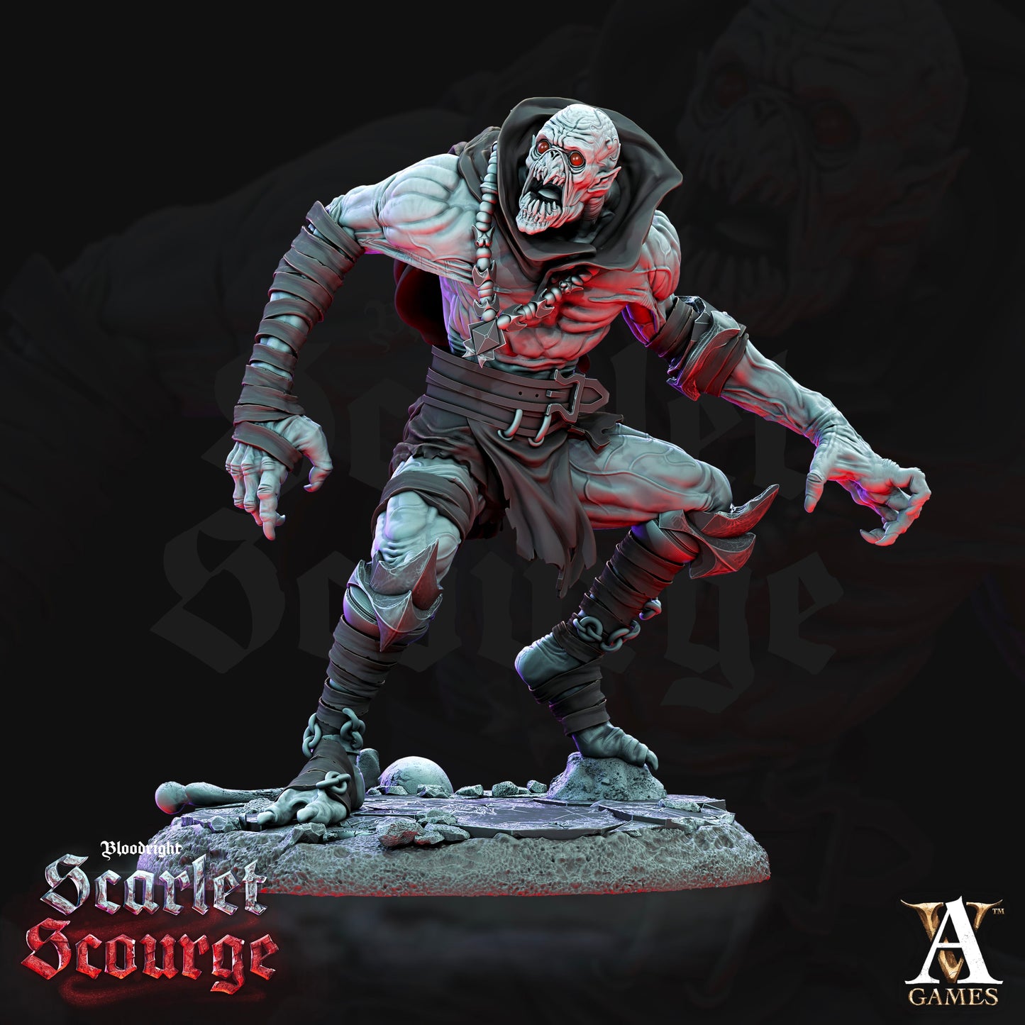 3D Printed Archvillain Games Archvillain Society Vol XVI - Awakened Ghouls 28mm 32mm D&D - 3D Printing Boss 