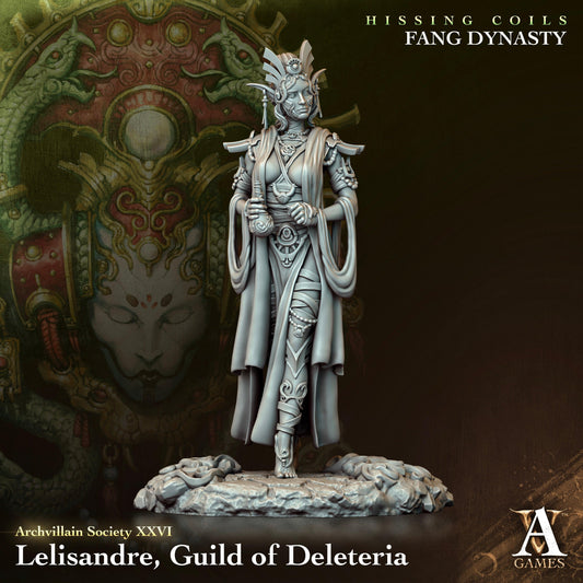 3D Printed Archvillain Games Archvillain Society Vol. XXVI Lelisandre Guild of Deleteria 28 32mm D&D - 3D Printing Boss 