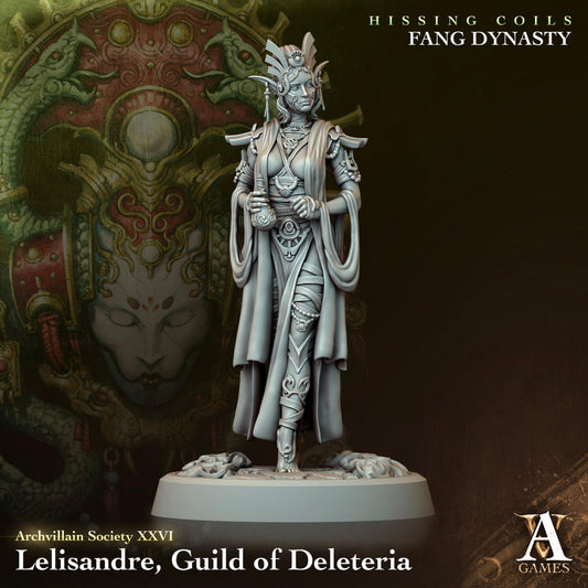3D Printed Archvillain Games Archvillain Society Vol. XXVI Lelisandre Guild of Deleteria 28 32mm D&D - 3D Printing Boss 