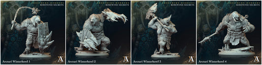3D Printed Archvillain Games Arcturi Winterhowl Frostburn Horrors Rimewind Secrets 28 32mm D&D - 3D Printing Boss 