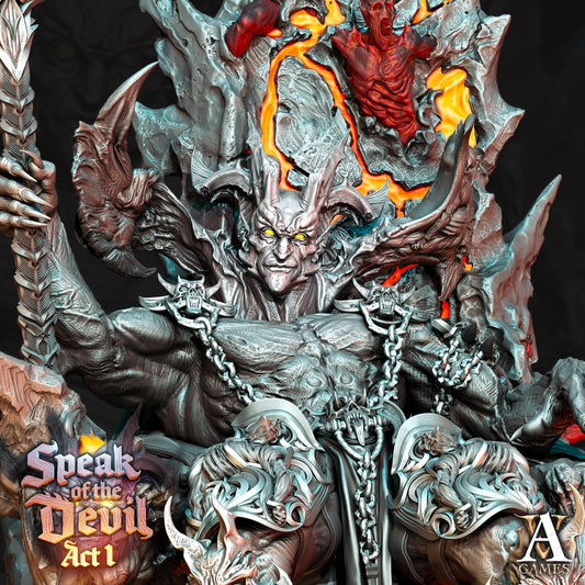 3D Printed Archvillain Games Asmodeus Speak of the Devil Act I 28 32mm D&D - 3D Printing Boss 