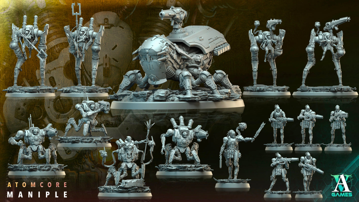 3D Printed Archvillain Games Atomcore Carrier Atomcore Maniple 28 32mm D&D - 3D Printing Boss 