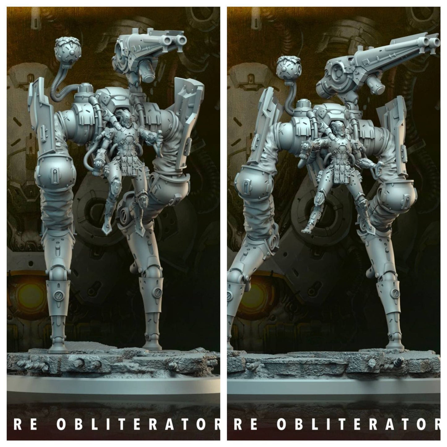 3D Printed Archvillain Games Atomcore Obliterator Atomcore Maniple 28 32mm D&D - 3D Printing Boss 