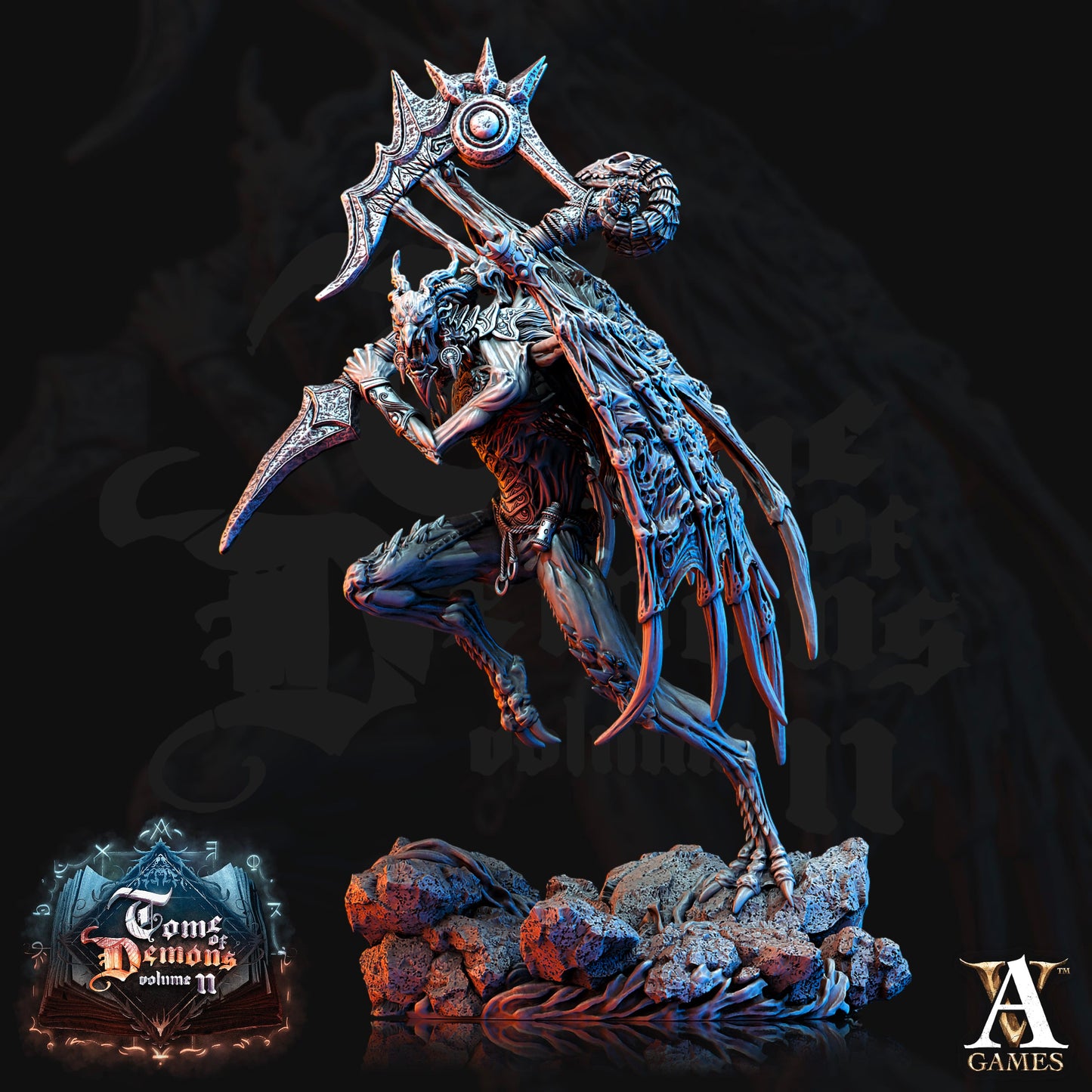 3D Printed Archvillain Games Bane Demons Tome of Demons Vol. II 28 32mm D&D - 3D Printing Boss 