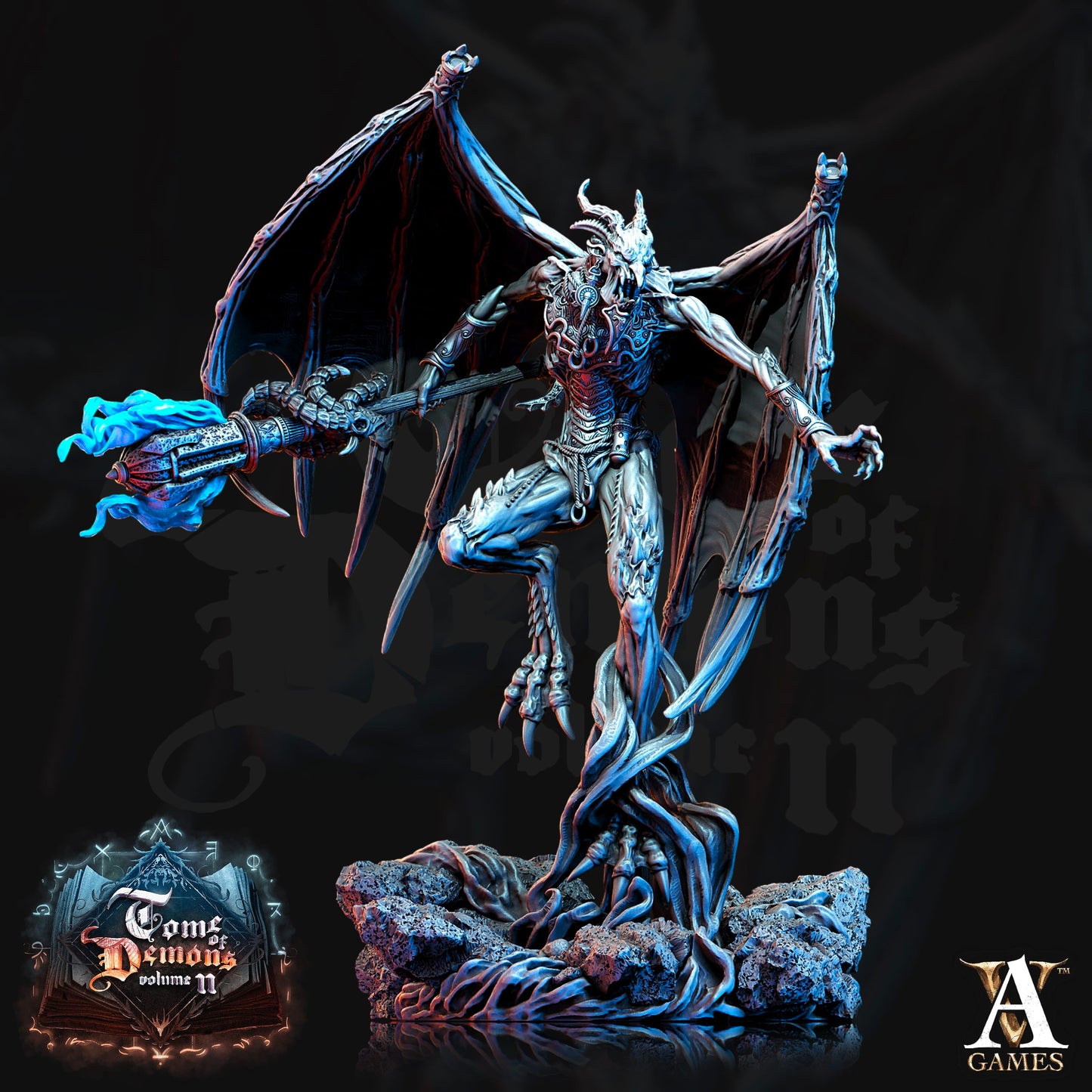 3D Printed Archvillain Games Bane Demons Tome of Demons Vol. II 28 32mm D&D - 3D Printing Boss 