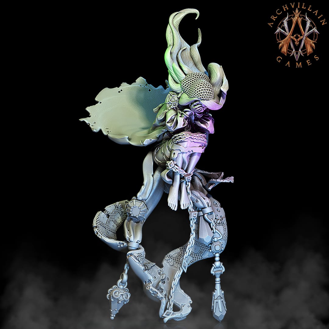 3D Printed Archvillain Games Baron's Mistresses The Sorrowsown 28 32mm D&D - 3D Printing Boss 