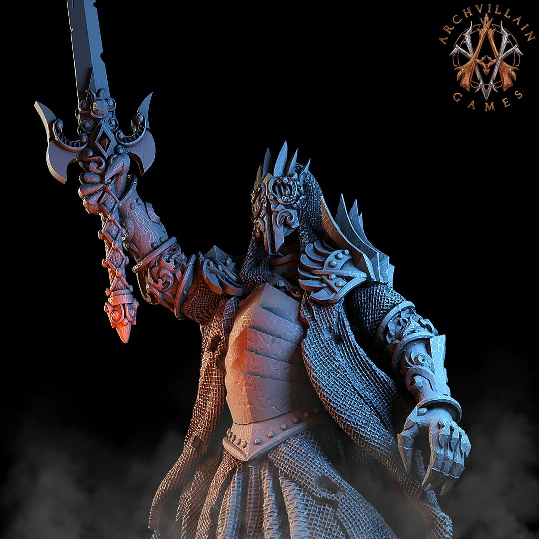 3D Printed Archvillain Games Baron's Soldiers The Sorrowsown 28 32mm D&D - 3D Printing Boss 