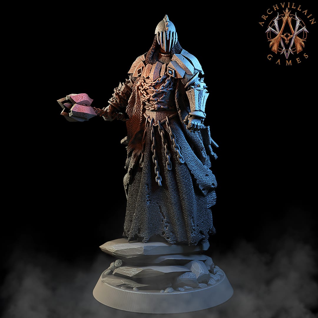 3D Printed Archvillain Games Baron's Soldiers The Sorrowsown 28 32mm D&D - 3D Printing Boss 