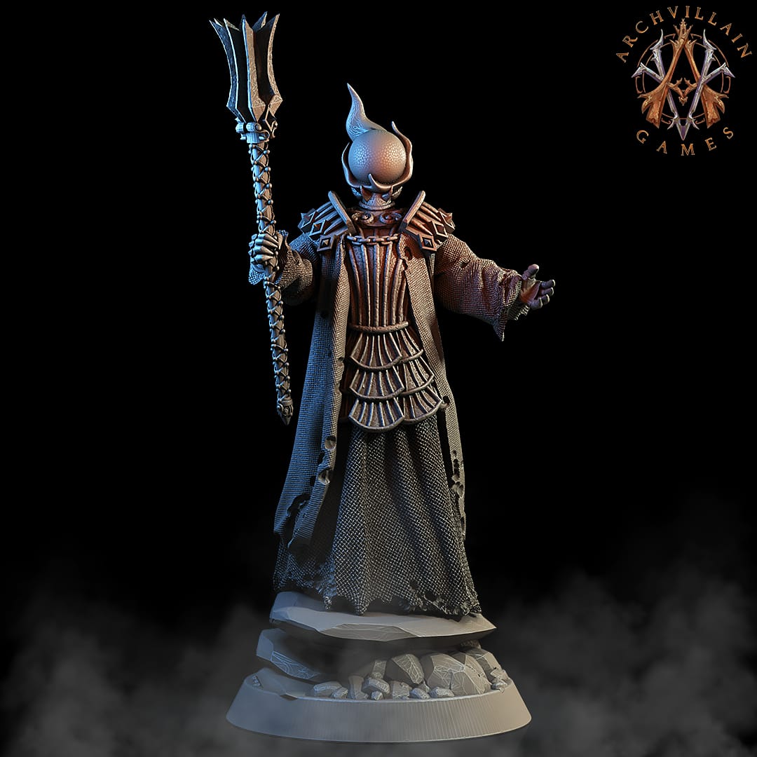 3D Printed Archvillain Games Baron's Soldiers The Sorrowsown 28 32mm D&D - 3D Printing Boss 