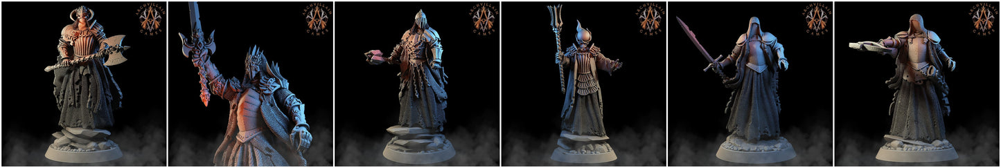 3D Printed Archvillain Games Baron's Soldiers The Sorrowsown 28 32mm D&D - 3D Printing Boss 