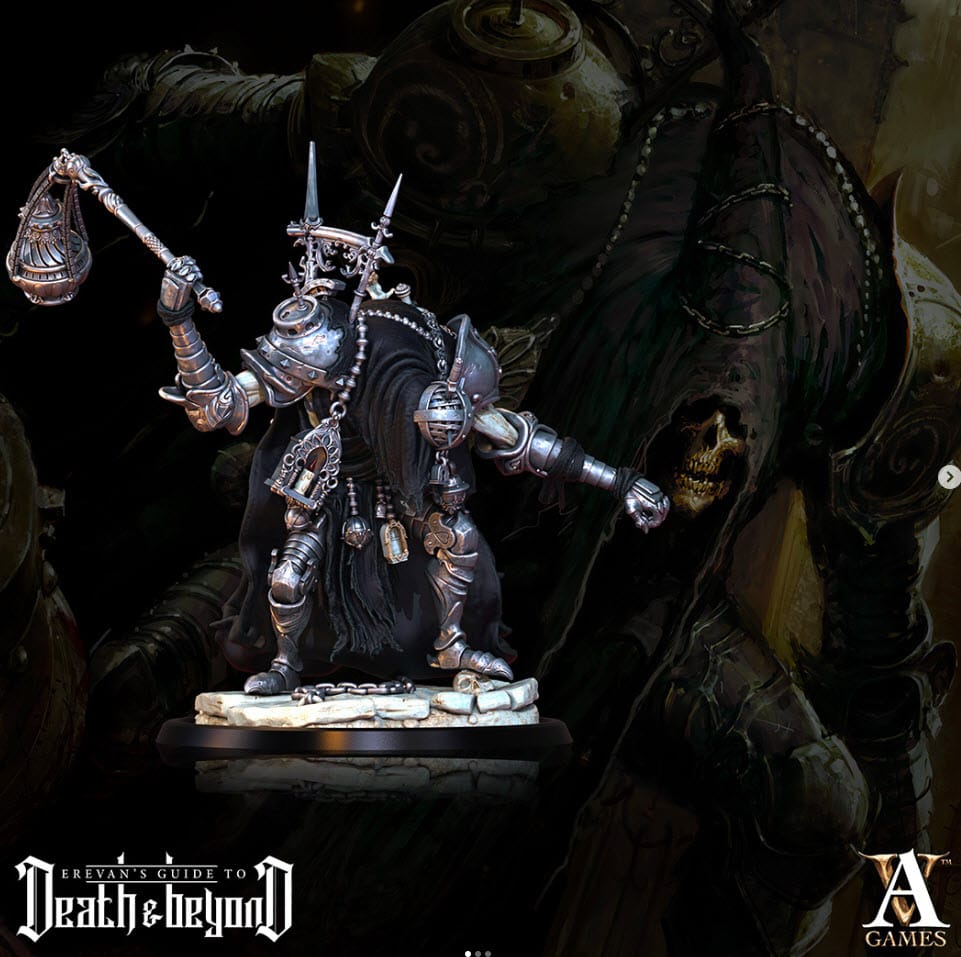 3D Printed Archvillain Games Belltoll Revenant 28 32mm D&D - 3D Printing Boss 