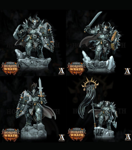 3D Printed Archvillain Games Bloodbringers - Hordes of Wrath Gorkal Wrathenites 28 32mm D&D - 3D Printing Boss 