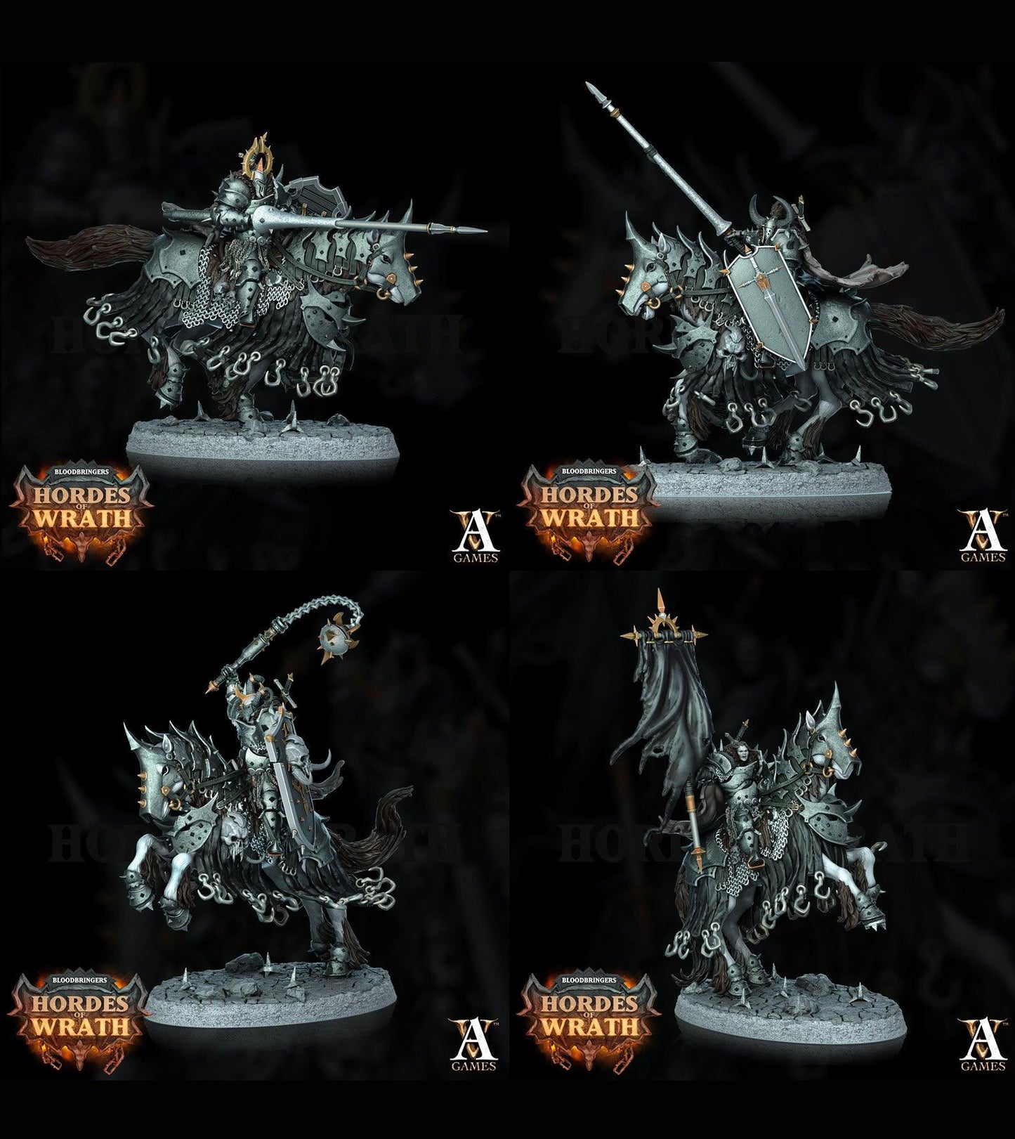 3D Printed Archvillain Games Bloodbringers - Hordes of Wrath Heralds of Wrath 28 32mm D&D - 3D Printing Boss 