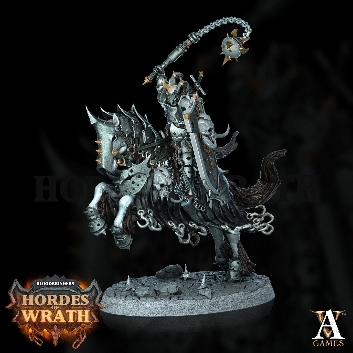3D Printed Archvillain Games Bloodbringers - Hordes of Wrath Heralds of Wrath 28 32mm D&D - 3D Printing Boss 