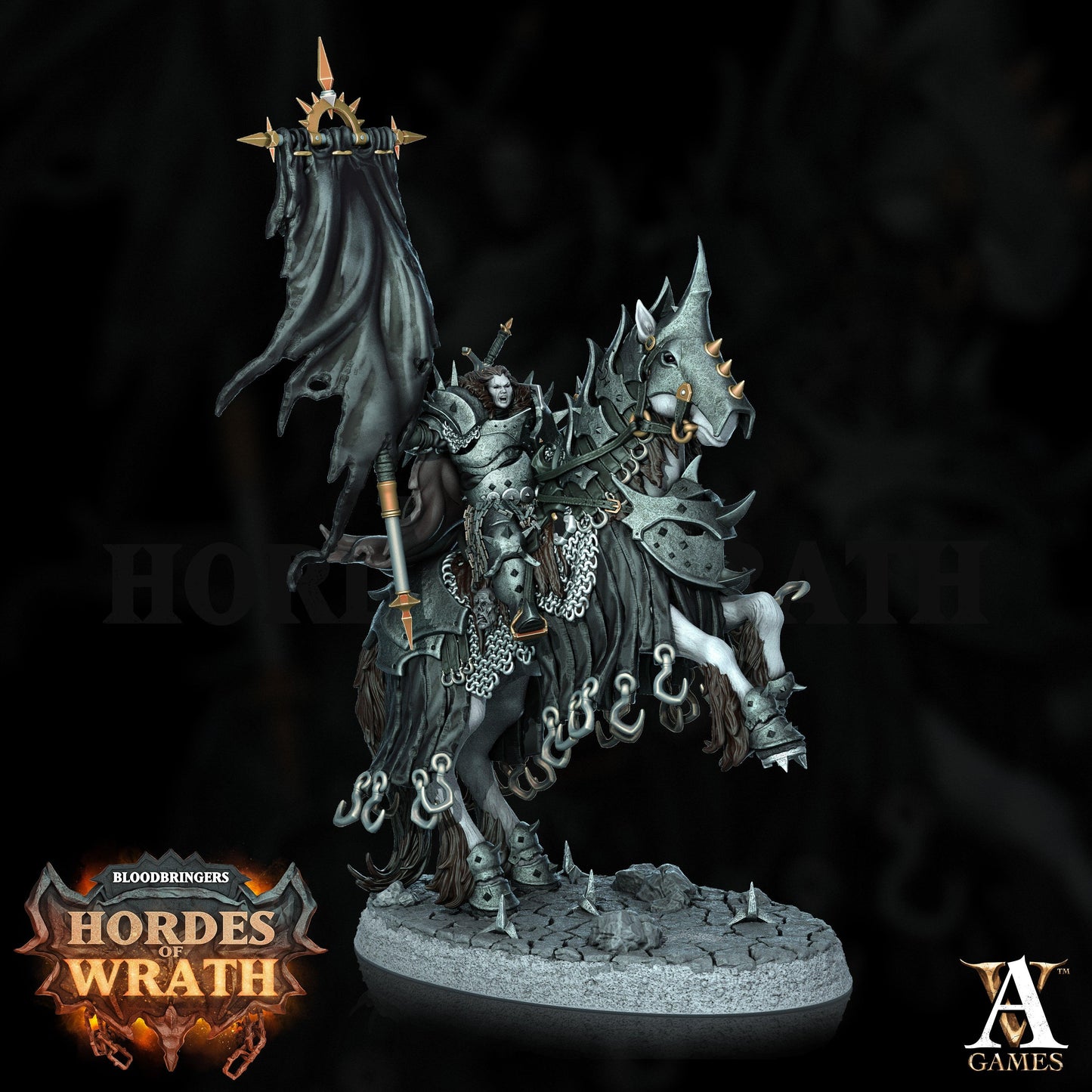 3D Printed Archvillain Games Bloodbringers - Hordes of Wrath Heralds of Wrath 28 32mm D&D - 3D Printing Boss 