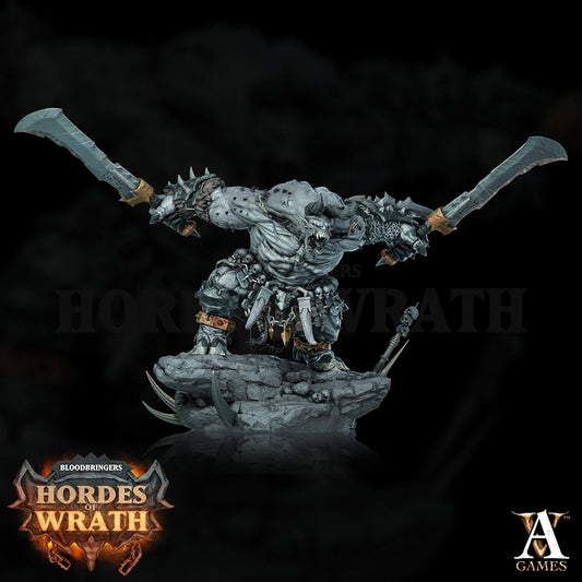 3D Printed Archvillain Games Bloodbringers - Hordes of Wrath Wrathogar 28 32mm D&D - 3D Printing Boss 