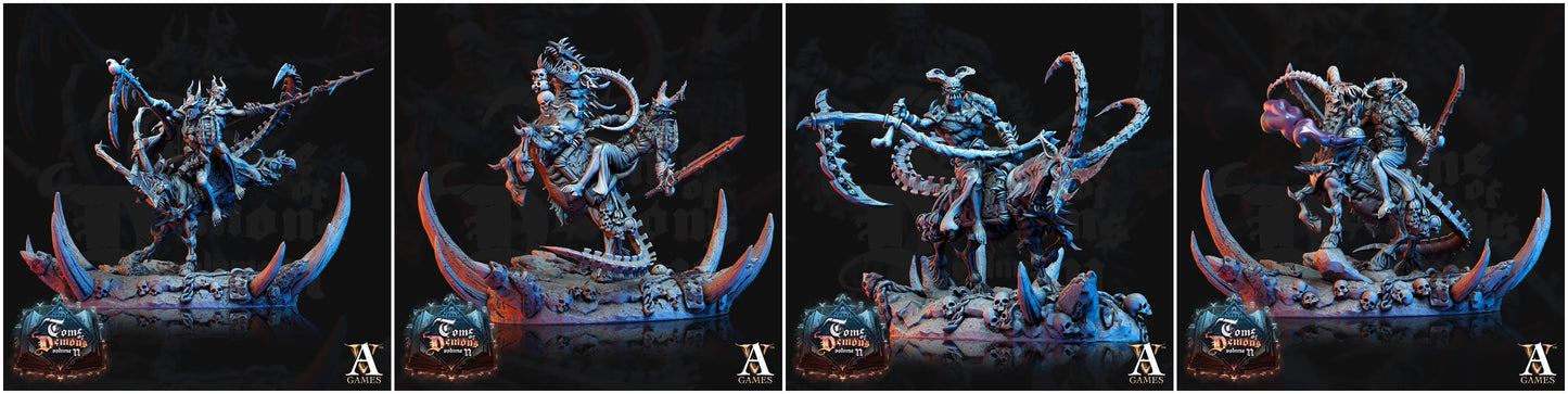 3D Printed Archvillain Games Bloodhorn Riders Tome of Demons Vol. II 28 32mm D&D - 3D Printing Boss 