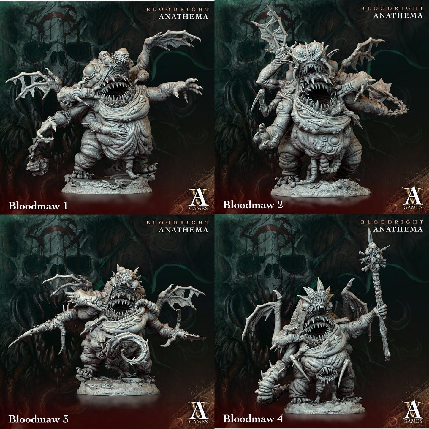 3D Printed Archvillain Games Bloodmaw Bloodright - Anathema 28 32mm D&D - 3D Printing Boss 