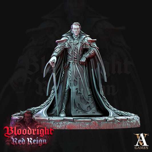 3D Printed Archvillain Games Bloodright Red Reign - Count Vladimir Rosunescu 28mm 32mm D&D - 3D Printing Boss 