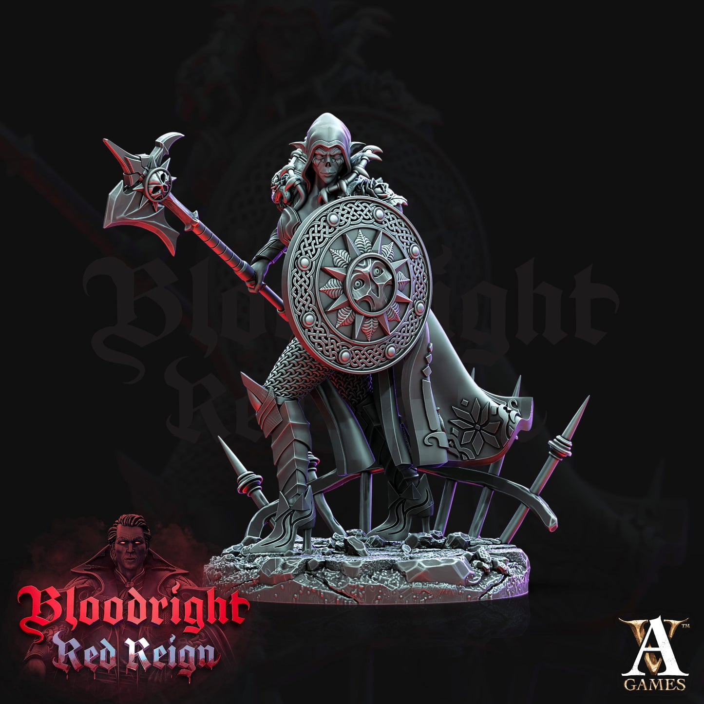 3D Printed Archvillain Games Bloodright Red Reign - Daughters of Lilith 28mm 32mm D&D - 3D Printing Boss 