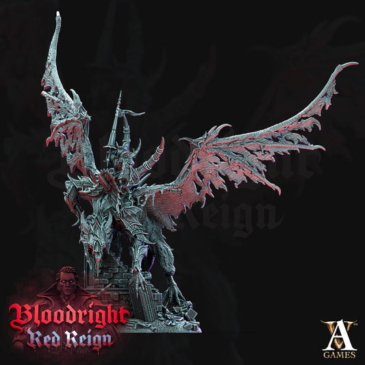 3D Printed Archvillain Games Bloodright Red Reign - Dreadwing 28mm 32mm D&D - 3D Printing Boss 