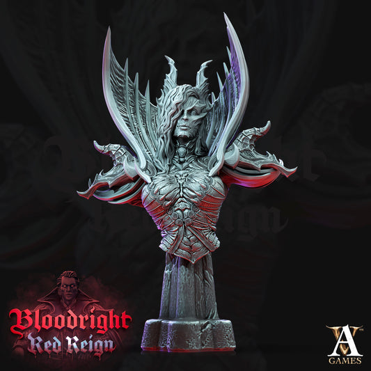 3D Printed Archvillain Games Bloodright Red Reign - Lilith Bust 28mm 32mm D&D - 3D Printing Boss 