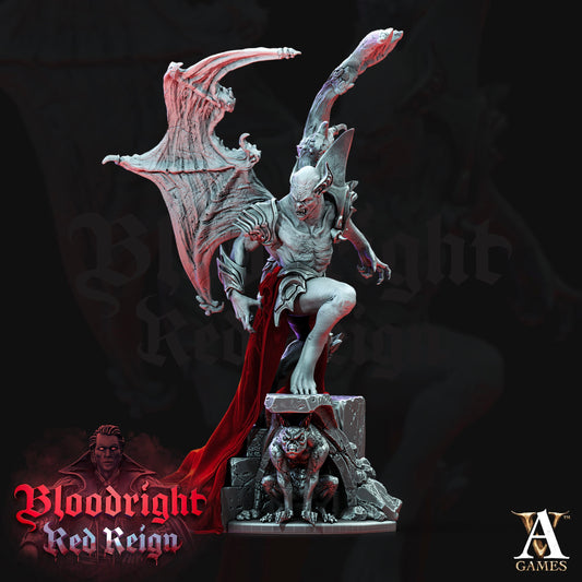3D Printed Archvillain Games Bloodright Red Reign - Vampire Elders 28mm 32mm D&D - 3D Printing Boss 