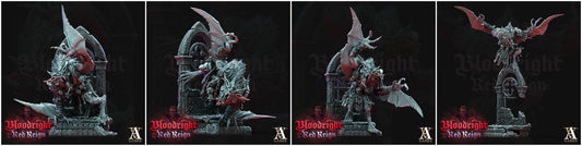 3D Printed Archvillain Games Bloodright Red Reign - Vampire Miasma 28mm 32mm D&D - 3D Printing Boss 