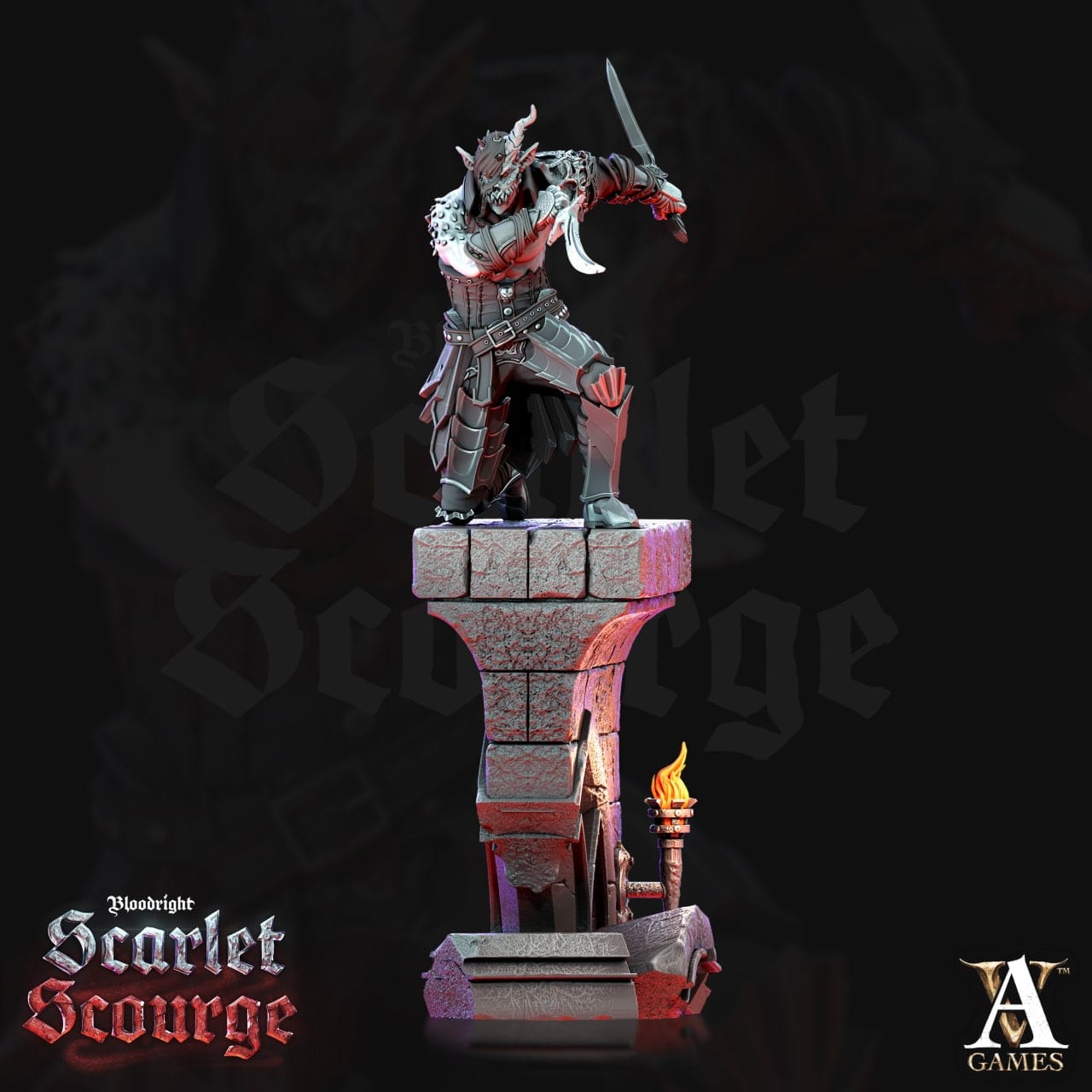 3D Printed Archvillain Games Bloodspawn Templars 28 32mm D&D - 3D Printing Boss 