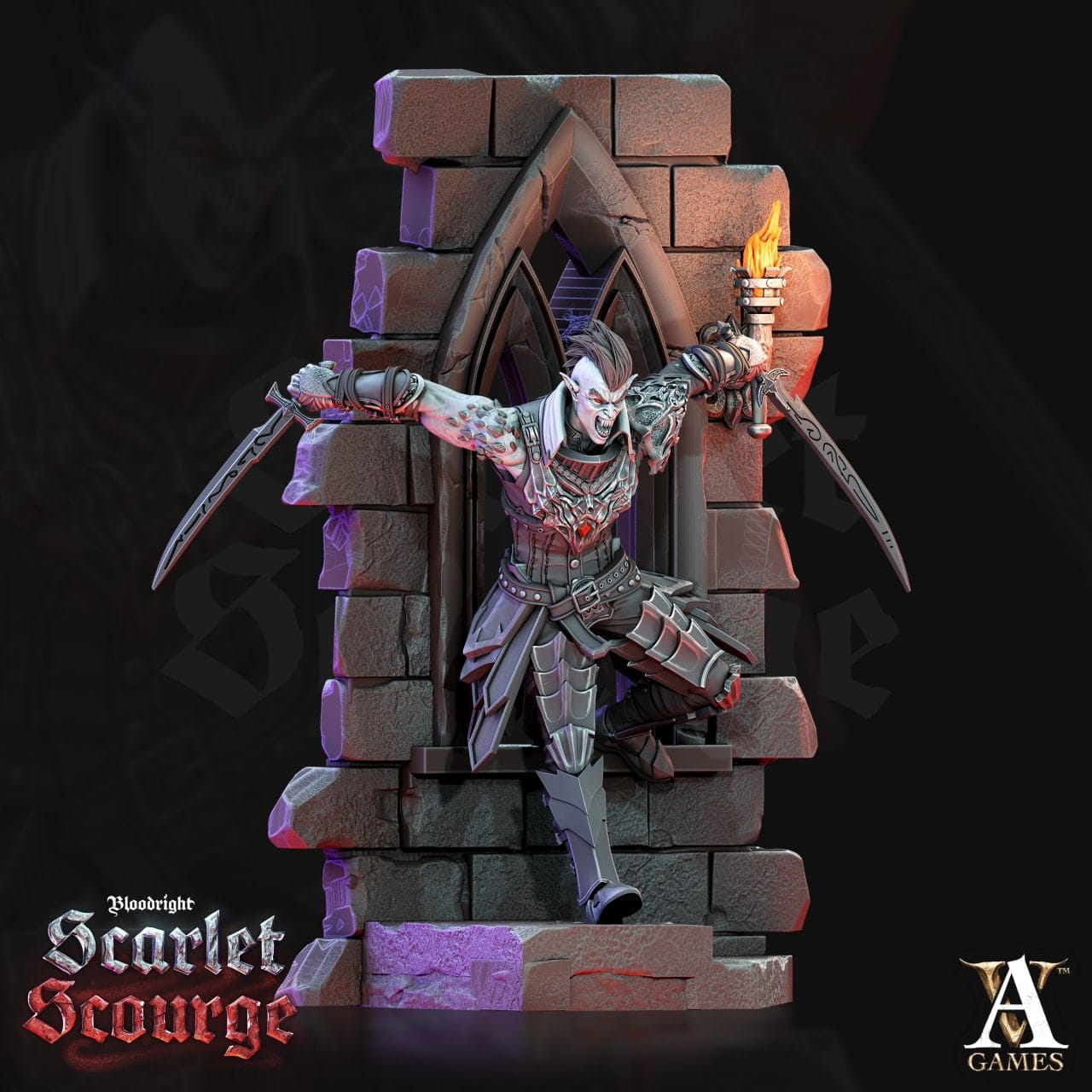 3D Printed Archvillain Games Bloodspawn Templars 28 32mm D&D - 3D Printing Boss 