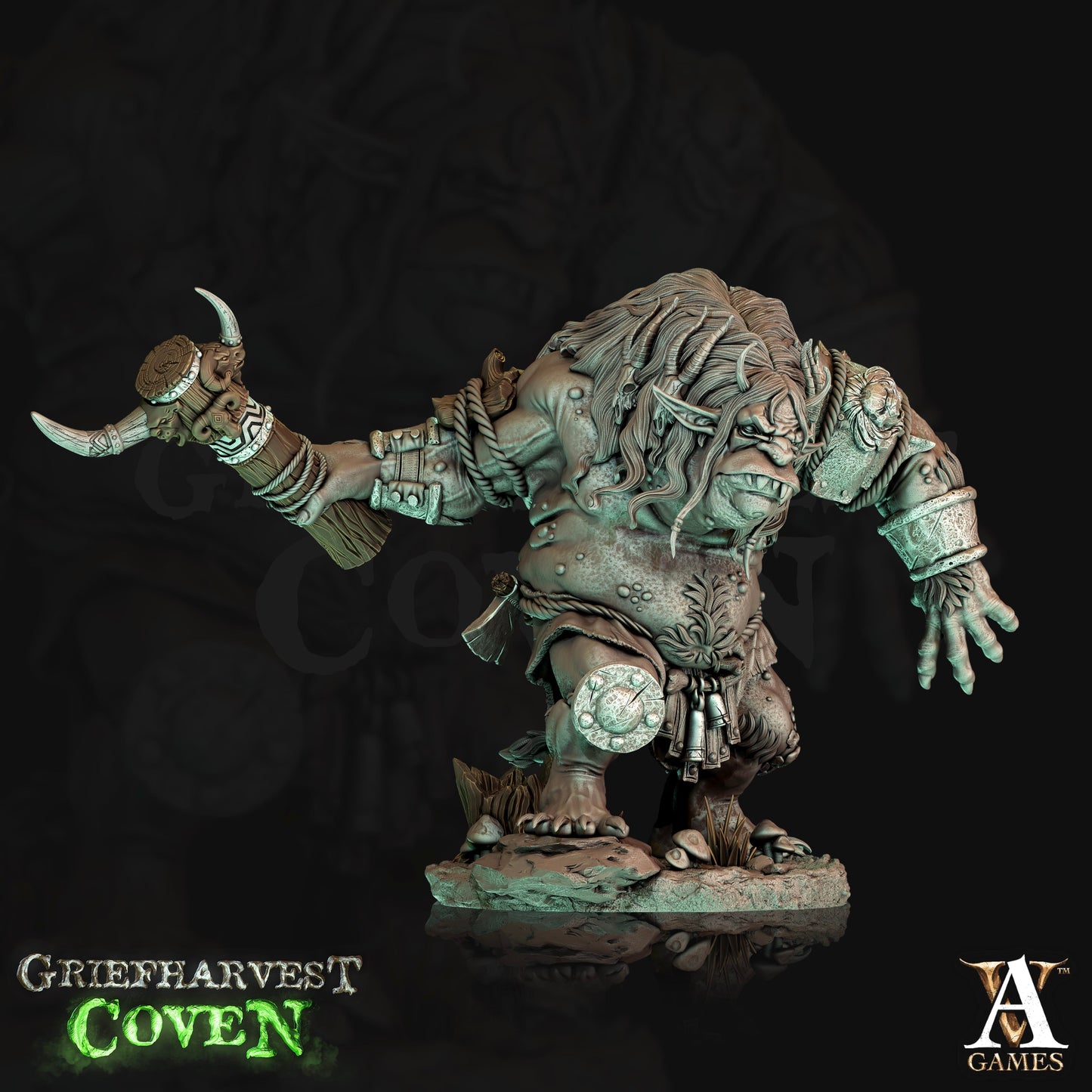 3D Printed Archvillain Games Bog Trolls Griefharvest Coven 28 32mm D&D - 3D Printing Boss 