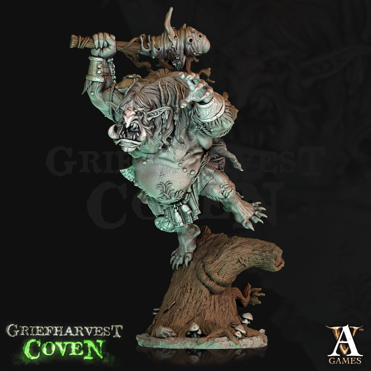 3D Printed Archvillain Games Bog Trolls Griefharvest Coven 28 32mm D&D - 3D Printing Boss 