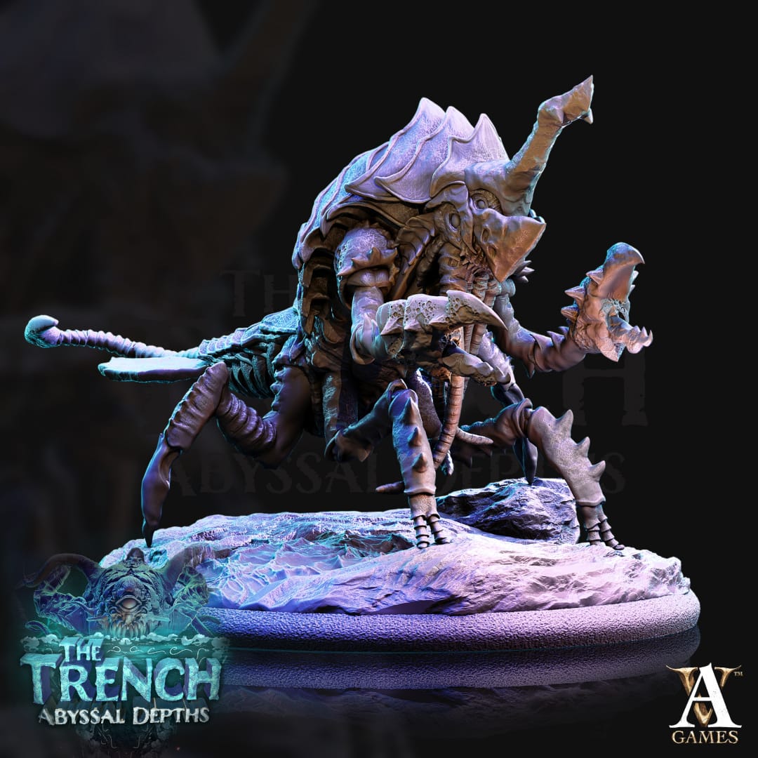 3D Printed Archvillain Games Chuul The Trench Abyssal Depths 28 32mm D&D - 3D Printing Boss 