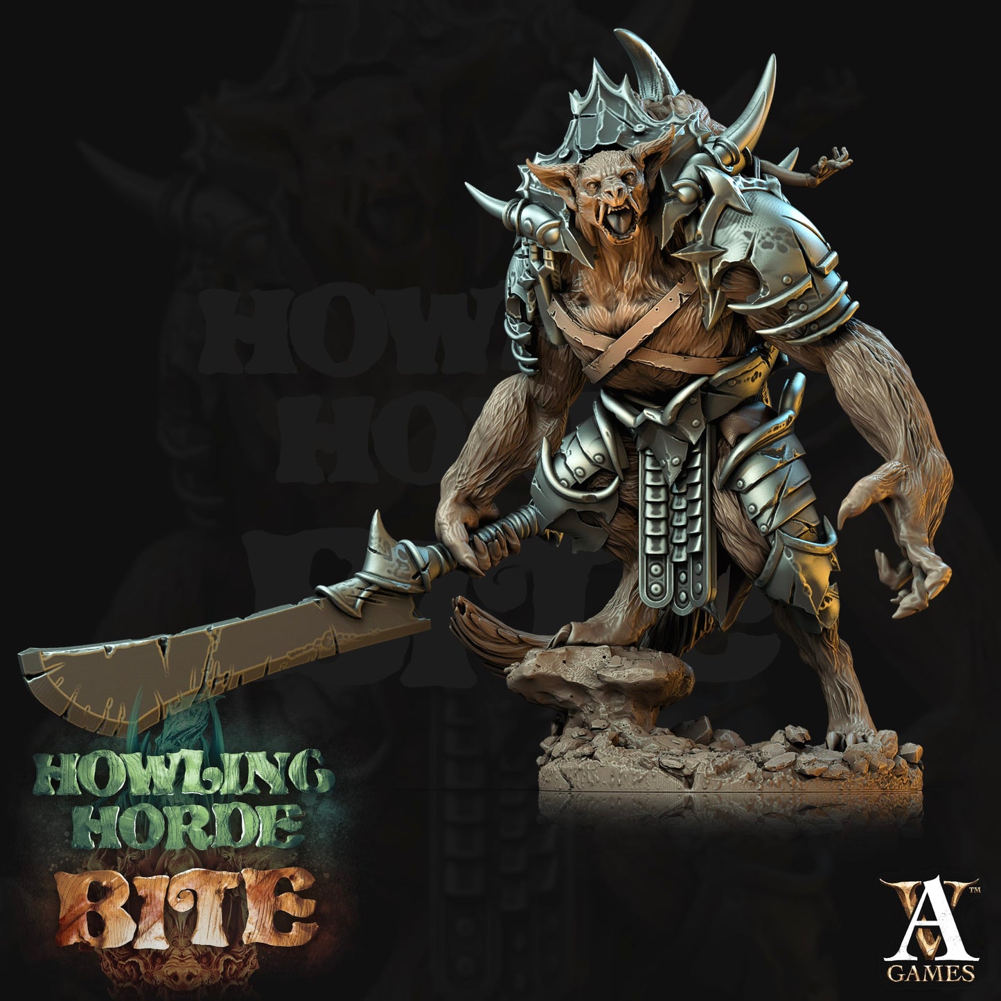 3D Printed Archvillain Games Claws of Akata Howling Horde 28 32mm D&D - 3D Printing Boss 