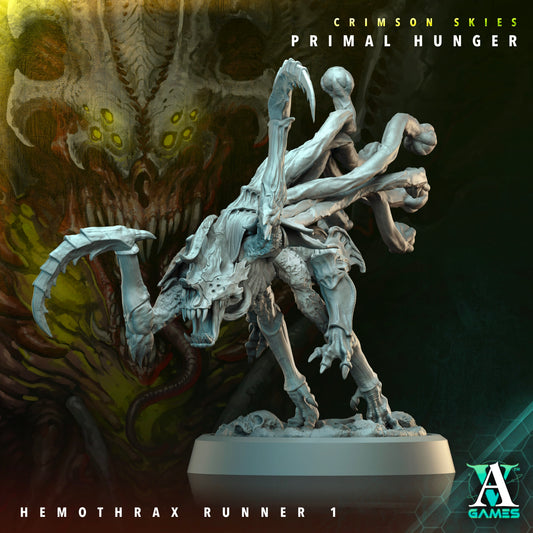 3D Printed Archvillain Games Crimson Skies Primal Hunger - Hemothrax Runner 28mm 32mm D&D - 3D Printing Boss 