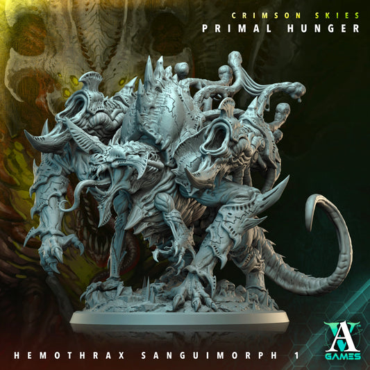 3D Printed Archvillain Games Crimson Skies - Primal Hunger Hemothrax Sanguimorph 28mm 32mm D&D - 3D Printing Boss 