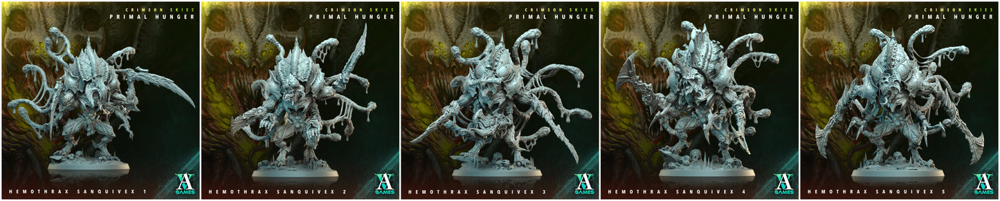 3D Printed Archvillain Games Crimson Skies Primal Hunger - Hemothrax-Sanquivex 28mm 32mm D&D - 3D Printing Boss 