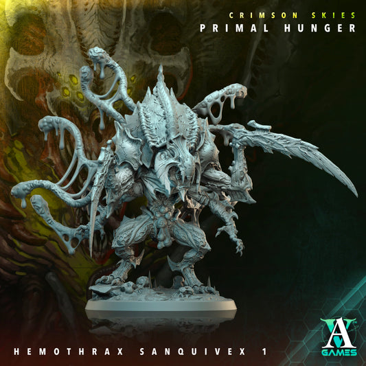 3D Printed Archvillain Games Crimson Skies Primal Hunger - Hemothrax-Sanquivex 28mm 32mm D&D - 3D Printing Boss 