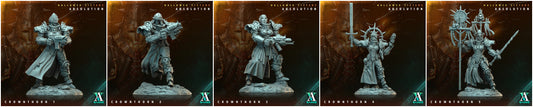 3D Printed Archvillain Games Crownthorn Hallowed Sisters Absolution 28 32mm D&D - 3D Printing Boss 