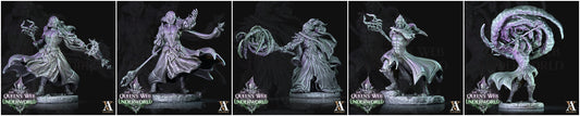 3D Printed Archvillain Games Dark Elves Arcane The Queen's Web Underworld 28 32mm D&D - 3D Printing Boss 