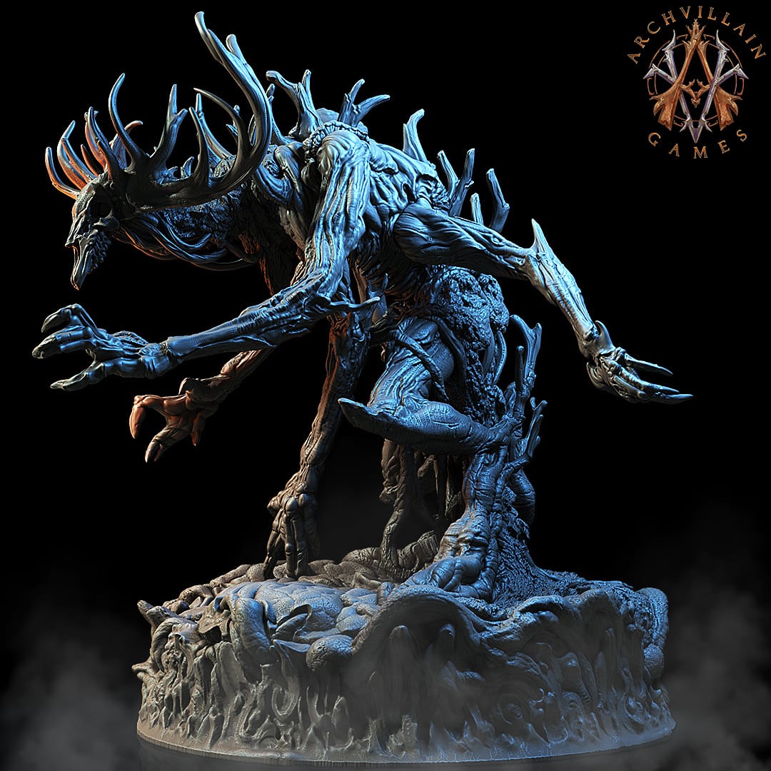 3D Printed Archvillain Games Dark Fae - The Netthing Fae Wendigo 28mm 32mm D&D - 3D Printing Boss 