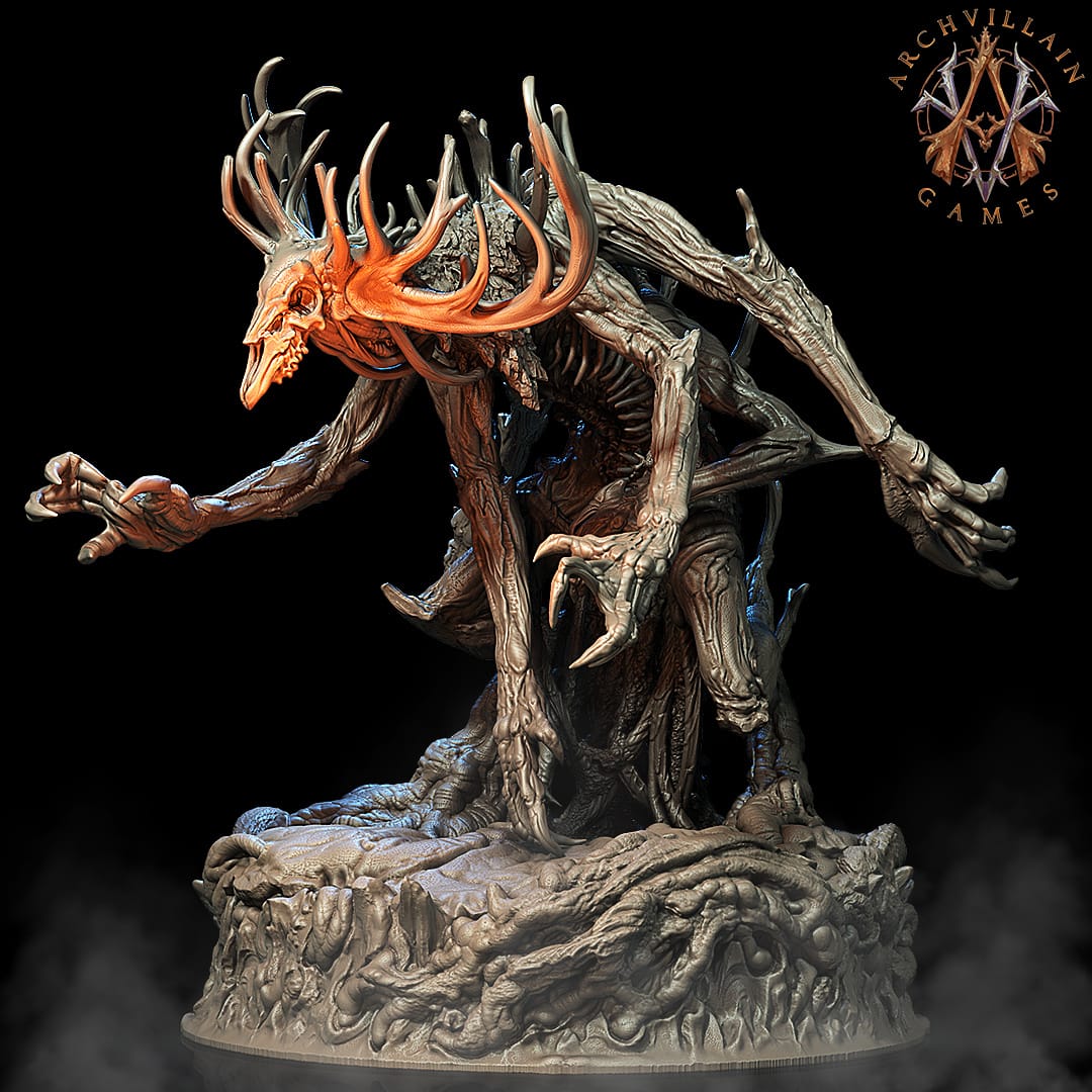 3D Printed Archvillain Games Dark Fae - The Netthing Fae Wendigo 28mm 32mm D&D - 3D Printing Boss 