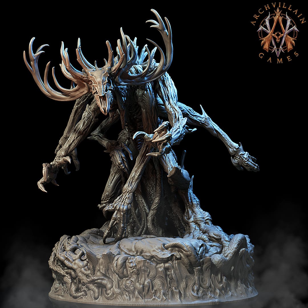 3D Printed Archvillain Games Dark Fae - The Netthing Fae Wendigo 28mm 32mm D&D - 3D Printing Boss 
