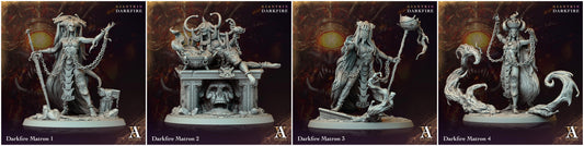 3D Printed Archvillain Games Darkfire Matron Giantkin Darkfire Archvillain Society Vol. XXXIV 28 32mm D&D - 3D Printing Boss 