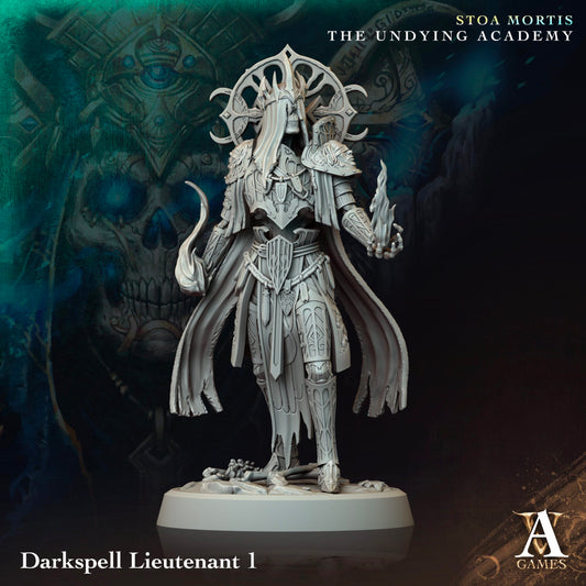 3D Printed Archvillain Games Darkspell Lieutenant Stoa Mortis The Undying Academy - 3D Printing Boss 