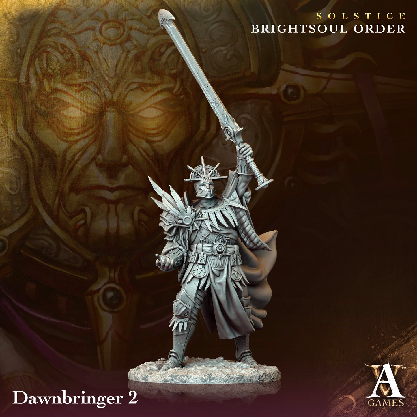 3D Printed Archvillain Games Dawnbringer Solstice Ray of Sol Myr - 3D Printing Boss 