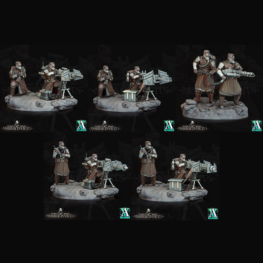 3D Printed Archvillain Games Deadmen Brigade - Morior Invictus Morior Heavy Infantry 28 32mm D&D - 3D Printing Boss 