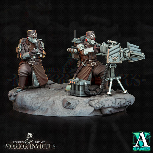 3D Printed Archvillain Games Deadmen Brigade - Morior Invictus Morior Heavy Infantry 28 32mm D&D - 3D Printing Boss 