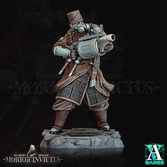 3D Printed Archvillain Games Deadmen Brigade - Morior Invictus Morior Light Infantry 28 32mm D&D - 3D Printing Boss 