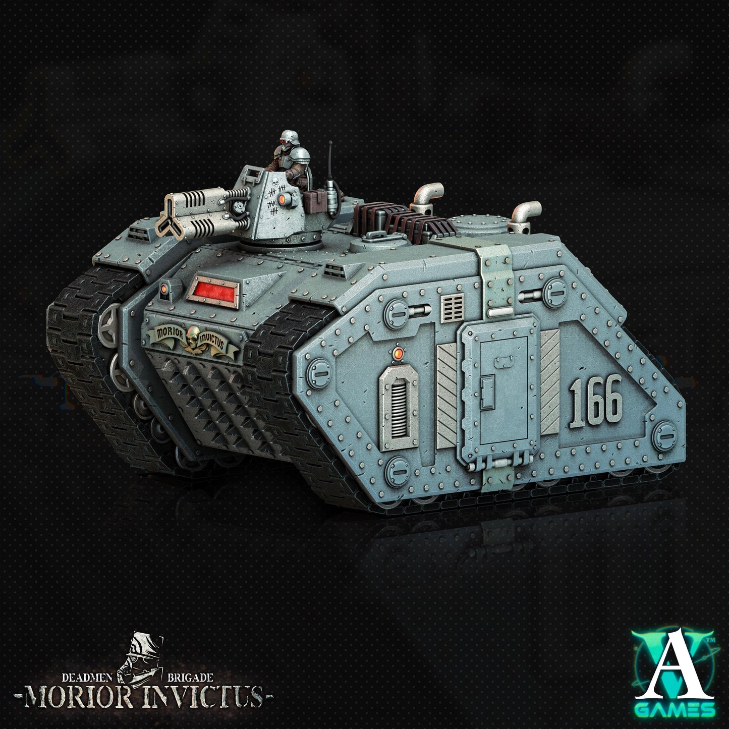 3D Printed Archvillain Games Deadmen Brigade - Morior Invictus Morior M1 Badger 28 32mm D&D - 3D Printing Boss 
